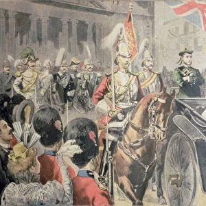 Jubilee of the Queen of England: The Cortege, illustration from Le Petit Journal