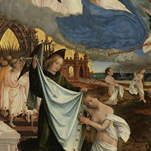 Detail of the Last Judgement, 1525 (oil on panel)