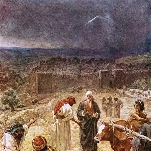 King David purchasing the threshing floor