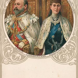 King Edward VII and Queen Alexandra (chromolitho)