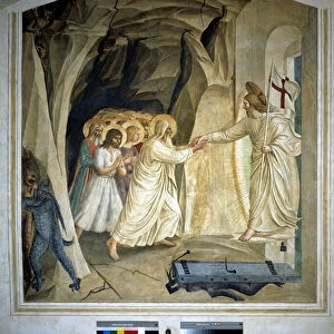 La descente dans les limbes. Fresque de Guido di Pietro (ou Fra Giovanni da Fiesole