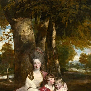 Lady Elizabeth Delme and her Children, 1777-79 (oil on canvas)