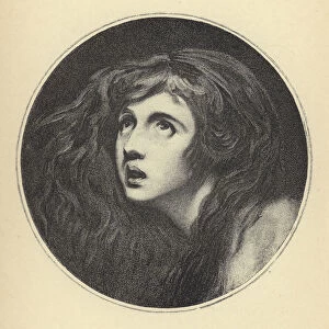 Lady Hamilton as Miranda (engraving)