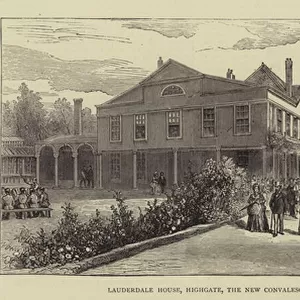 Lauderdale House, Highgate, the New Convalescent Home for St Bartholomews Hospital (engraving)