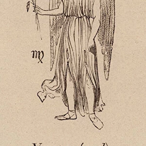 Le Vocabulaire Illustre: Vierge (zod); Virgo; Jungfrau (engraving)