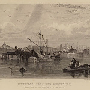 Liverpool, from the Mersey, No I (engraving)