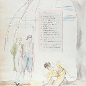 A Long Story, design 22 for The Poems of Thomas Gray, 1797-98
