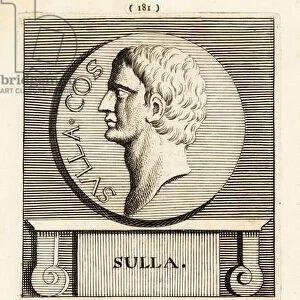 Lucius Cornelius Sulla, Roman dictator, 1757 (engraving)