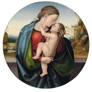 The Madonna and Child (oil on panel)