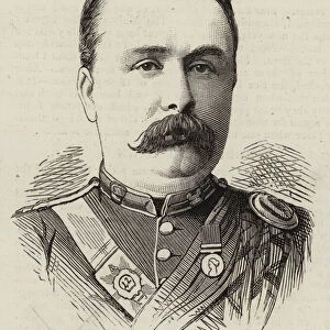 Major Nicholas W Brophy, Black Watch (engraving)