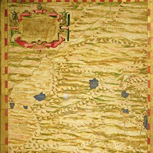 Map of Tartary (oil on panel)