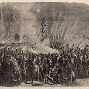 Mendelssohn Festival at the Crystal Palace; The torchlight procession (engraving)