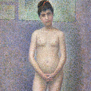 Model from the Front, 1886-7 (oil on panel)