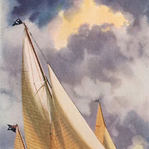Modern Ocean Racing Yachts (colour litho)