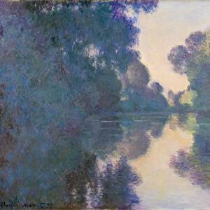 Morning on the Seine near Giverny, 1897 (oil on canvas)