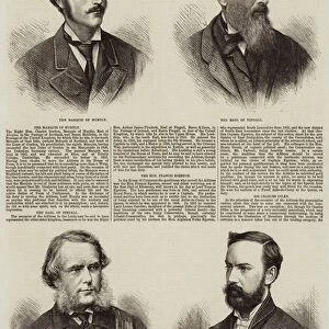 Movers and Seconders of the Address (engraving)