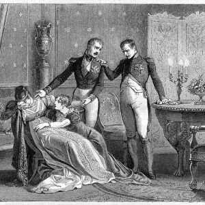 Napoleon announces to Josephine the scheduled day for signing the divorce papers