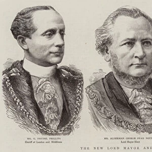 The New Lord Mayor and Sheriffs (engraving)