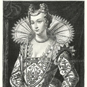 A Noble Venetian Lady of the Sixteenth Century (engraving)