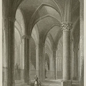 Notre Dame Cathedral, Chapels round the Choir (engraving)