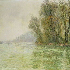 The Oise in Winter, 1906 (oil on canvas)