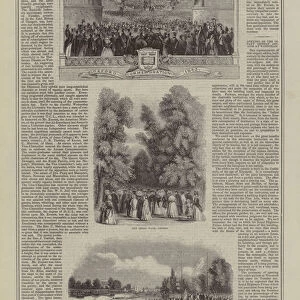 Oxford Commemoration, 1843 (engraving)