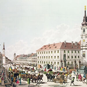 Parish Church and Convent of Mariahilf, Vienna, 1783 (engraving)