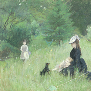 In a Park, c. 1874 (pastel on paper)