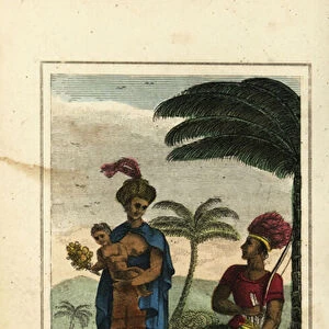 Peruvians or Inca people of Peru, 1818