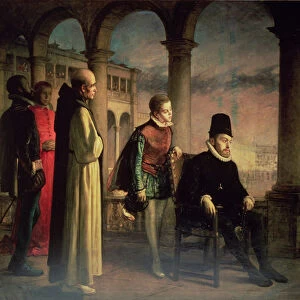 Philip II (1527-98) Declaring his Faith, 1871 (oil on canvas)