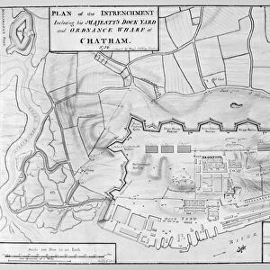 Plan of the Entrenchment of His Majestys Dock Yard and Ordnance Wharf at Chatham