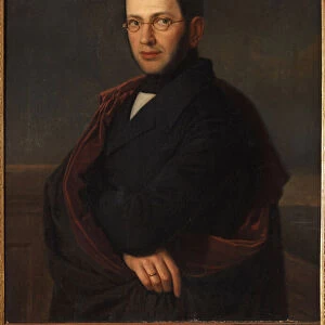 Portrait of Alexander Nikolayevich Raevsky (1795-1868), Anonymous. Oil on canvas, 1840s, State Museum of A. S. Pushkin, Moscow
