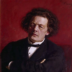Portrait of Anton Grigoryevich Rubinstein, 1881 (oil on canvas)