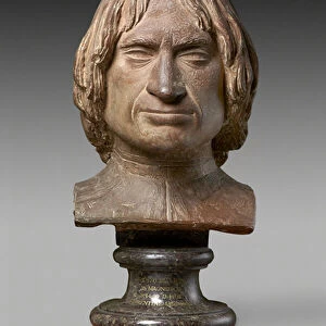 Portrait Bust of Lorenzo de Medici, late 15th century (terracotta, polychrome)