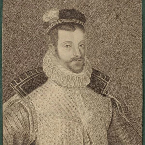 Portrait of Claud Hamilton, Lord Paisley (engraving)