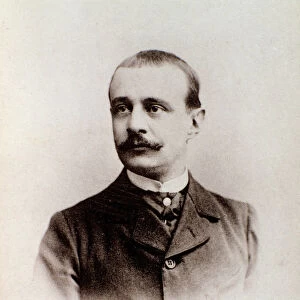 Portrait of english composer Charles Bordes (b / w photo, c. 1900)