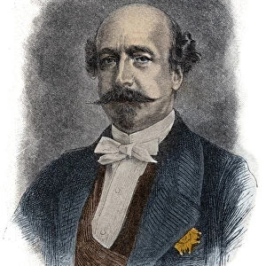 Portrait of the French financier and politician Charles de Morny dit Comte de Morny