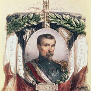 Portrait of General Louis Eugene Cavaignac (1802-57) (litho)