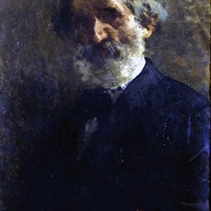 Portrait of Giuseppe Verdi (1813-1901), Italian composer by Barbaglia. Conservatorio G. Verdi. Milan