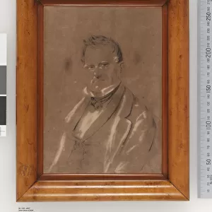 Portrait of Joseph Raphael, c. 1852 (pencil, pastel & charcoal on paper)