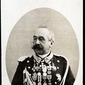 Portrait of Oreste Baratieri (1841-1901), Italian general