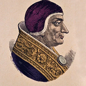 Portrait of the Pope Lucius II (Lucio II) (1144-1145), 1898
