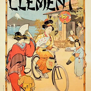 Poster advertising Cycles Clement, Pre Saint-Gervais (colour litho)