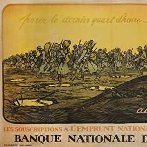 Pour le Dernier Quart d Heure Aidez-Moi!. 1918 (colour litho)
