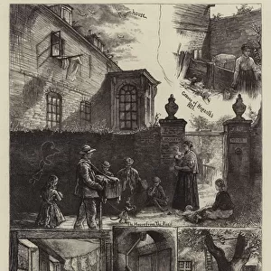 The Present State of the Hogarths House, Chiswick (engraving)