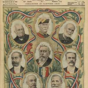 The Presidents of the French Republic from 1817 to 1913, front cover illustration