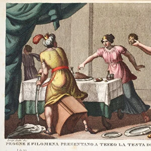 Procne, Philomela, and Tereus Driven Insane or Progne e Filomena presentano a Teseo la