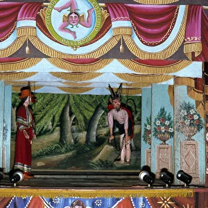 Puppi Theatre in Palermo. These puppets, belonging to a Sicilian tradition dating back to