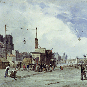 Quai de la Greve, Paris, in 1837