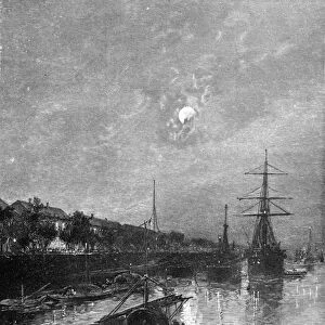 Quay at Hankou, 1893 (engraving)